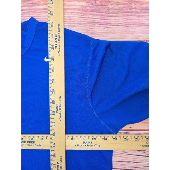 Nike Mens Blue Long Sleeve Dri-FIT Medium Training Shirt Medium - Picture 8 of 8